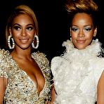 Second pic of Rihanna shows her tits through transparent dress at Grammy Awards after party