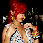 Third pic of Rihanna at Miu Miu ready to wear Spring Summer 2011 show in Paris