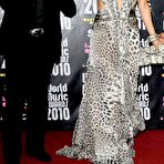 Fourth pic of Jennifer Lopez sexy posing for paparazzi shows cleavage at World Music Awards in Monte Carlo