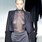 Fourth pic of Abbey Lee Kershaw sexy scans and see through catwalk shots
