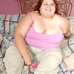 First pic of Hardcore Fatties - Young BBW Playing Dildo On Bed