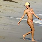 Fourth pic of Alessandra Ambrosio in orange bikini in Malibu