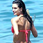 Third pic of Alessandra Ambrosio in red bikini in Hawaii
