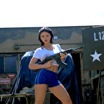 First pic of Veronika Zemanova Army Truck Super Large Remastered Photos