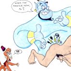 Third pic of Aladdin and Jasmine orgies - Free-Famous-Toons.com