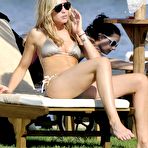 Third pic of Abigail Clancy in bikini poolside paparazzi shots in Portocervo