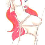 Fourth pic of Jessica Rabbit shows breast - Free-Famous-Toons.com