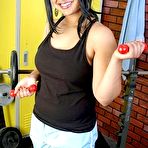 First pic of Chubby Loving - Young Plumper Teasing In Gym