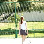 First pic of Erika FTV - Erika FTV strips her tennis dress outdoors on the court and shows her tight ass.