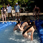 First pic of There is nothing like a nice summer time splash, especially when the pool is stud made and ghetto rigged as fuck male group masturbating