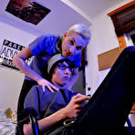Third pic of Carson comes in to disturb his wonderful geeky boyfriend playing his games console my first time gay sex wit