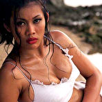 Third pic of Semi nude Indonesian model Monica Laurenz