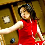 Second pic of Asian slut in her red dress shows fine ass @ Idols69.com FMG's
