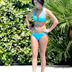 Fourth pic of Lucy Mecklenburgh in blue bikini poolside shots