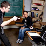 Second pic of Nate puts his twink student up on his desk and blows him free gay men  twinks at Teach Twinks
