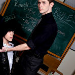 Fourth pic of Nate puts his twink student up on his desk and blows him free gay men  twinks at Teach Twinks