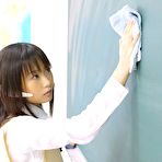 Second pic of Slutty Asian student cleans the classroom @ Idols69.com FMG's