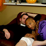 Second pic of That is until Naughty let Jordano try out his new Fleshlight www.hisfirsthugecock.com gay interracial fuck