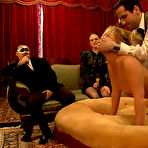 Second pic of SexPreviews - Sasha Knox blonde bound slavegirl at her first bdsm party