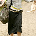 First pic of Ariel Rebel - Ariel Rebel posing in her cute pink shirt and white skirt at the local lake