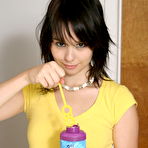 First pic of Ariel Rebel - Ariel Rebel blows bubbles and even takes all her clothes off at the same time.