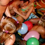 First pic of Hardcore Partying - Hot girls being fucked for all guys in a group sex party