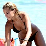 Second pic of Sylvie van der Vaart in black bikini in Greece