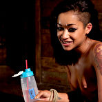 Fourth pic of SexPreviews - Skin Diamond bound in spread to a chair fucked in all her holes and cumming