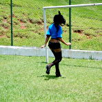 First pic of Hot T-girl plays on soccer field