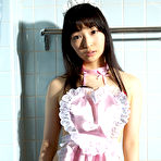 First pic of Kotone Moriyama Asian in stockings and apron is ready for shower