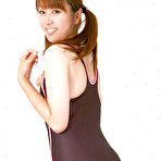 Second pic of Shizuka Sakura Asian smiles and does some gym to show sexy body