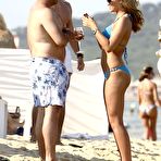 Fourth pic of Amy Willerton in blue bikini in Saint-Tropez
