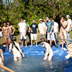 Fourth pic of as punishment for losing these unfortunate pledges had to suck each their unsatisfactory in vanguard of their brothers and fellow pledges group sex male