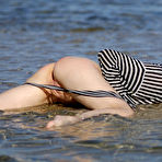 Second pic of Lidiya A - Lidiya A takes her slutty dress at the beach and shows us her hungry wet vagina.