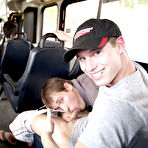 Fourth pic of This time they  an unsuspecting young man on his way to the nude beach waiting at the bus stop gay male blowjob video