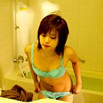Second pic of Hitomi Hayasaka - Hitomi Hayasaka Asian teen model disrobing