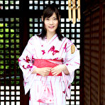 First pic of Airi Sakuragi Asian raises geisha outfit to show her sexy legs
