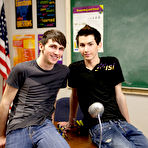 Second pic of They're annoyed but they do the employment anyway because they don't want to get in trouble first time gay blowjob at Teach Twinks