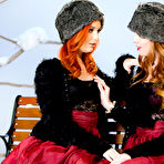 First pic of Dani Jensen and Marie McCray heating things up in the winter wonderland