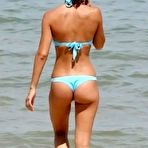 Third pic of Melita Toniolo sexy in bikini on the beach