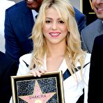 First pic of Shakira receives her star on the Hollywood Walk of Fame in Hollywood