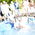 Third pic of these poor pledges had to play blind folded in this hole in the ground filled with water male male tickling groups