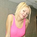 First pic of Lovely Anne - Cute teen babe Lovely Anne takes off her pink lingerie and shows her hot wet cunt.