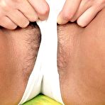 Second pic of Clubseventeen Brunette teen spreading her hairy pussy