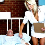 First pic of Alanah Rae busty nurse heals her patient's cock