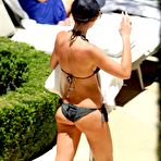 First pic of Abigail Clancy cameltoe and cleavage poolside