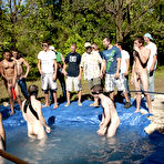Third pic of There is nothing like a nice summer time splash, especially when the pool is man made and ghetto rigged as fuck gay group orgy
