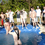 Fourth pic of There is nothing like a nice summer time splash, especially when the pool is man made and ghetto rigged as fuck gay group orgy