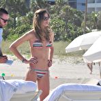 Fourth pic of Ana Beatriz Barros in bikini on the beach in Miami