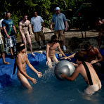 Third pic of these poor pledges had to play blind folded in this hole in the ground filled with water all male nudist groups free